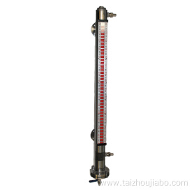 Marine magnetic float level sensor